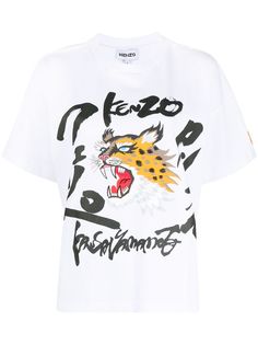 Kenzo футболка с логотипом из коллаборации с Kansaiyamamoto