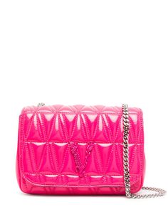 Versace стеганая сумка на плечо