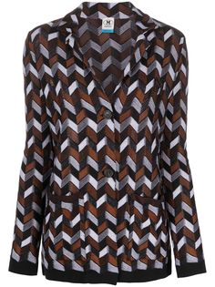 M Missoni кардиган с узором в елочку