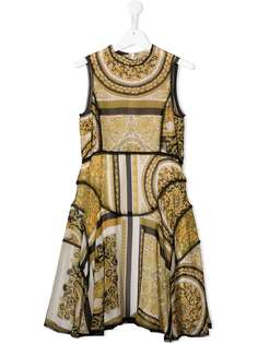 Young Versace платье без рукавов с принтом Barocco