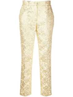 Dolce & Gabbana брюки с узором Baroque