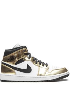 Jordan кроссовки Air Jordan 1 Mid SE Metallic Gold