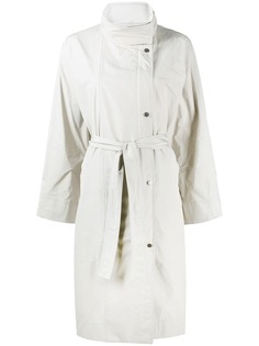 Brunello Cucinelli двубортное пальто с поясом