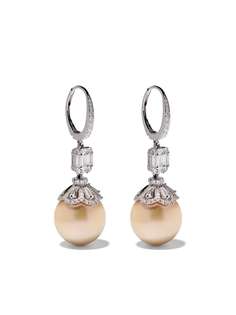 Yoko London серьги Starlight из белого золота с жемчугом и бриллиантами