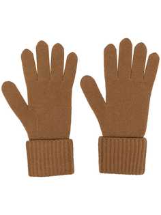N.Peal трикотажные перчатки в рубчик