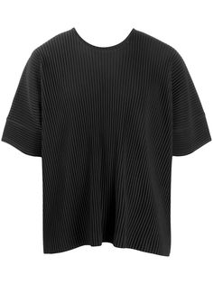 Homme Plissé Issey Miyake футболка в рубчик