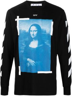 Off-White футболка Mona Lisa с длинными рукавами