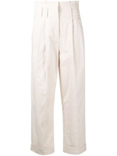 Brunello Cucinelli широкие брюки с завышенной талией