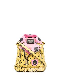 Moschino рюкзак в виде байкерской куртки