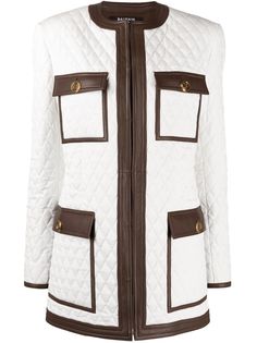 Balmain стеганая куртка