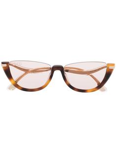 Jimmy Choo Eyewear солнцезащитные очки в оправе кошачий глаз