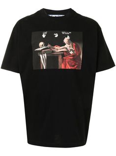 Off-White футболка с графичным принтом