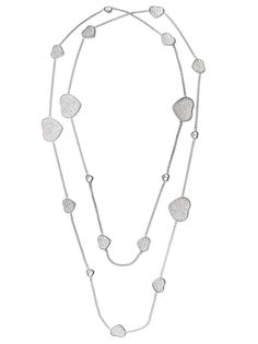 Chopard золотое колье Happy Hearts с бриллиантами