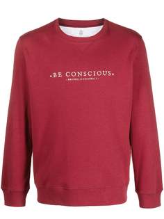 Brunello Cucinelli толстовка Be Conscious с круглым вырезом
