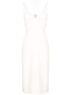 Dion Lee платье миди с вырезом