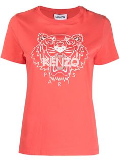 Kenzo футболка с логотипом Tiger
