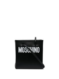 Moschino маленькая сумка-тоут с логотипом