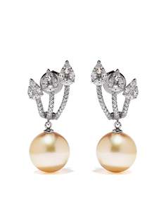 Yoko London серьги Starlight из белого золота с жемчугом и бриллиантами