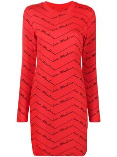 Love Moschino платье с логотипом