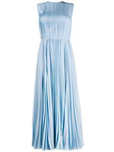 Emilio Pucci длинное плиссированное платье