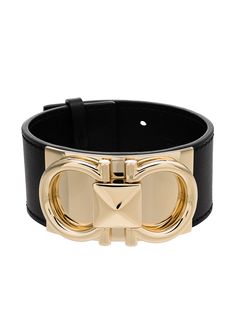 Salvatore Ferragamo браслет-кафф с декором Gancini