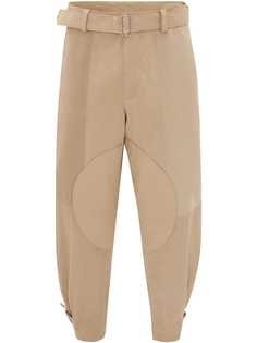 JW Anderson зауженные брюки с поясом