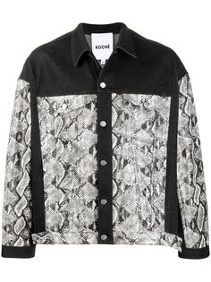 Koché куртка со змеиным принтом