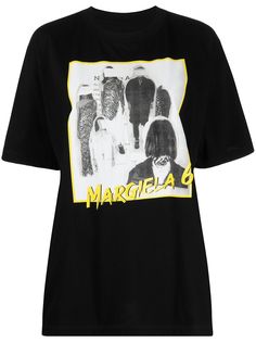 MM6 Maison Margiela футболка с графичным принтом