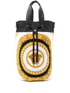 Versace Home пляжная сумка с принтом Medusa