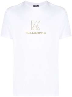 Karl Lagerfeld футболка с круглым вырезом и логотипом