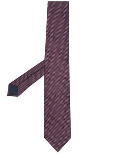 Corneliani галстук с геометричным узором