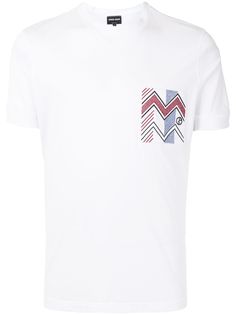 Giorgio Armani футболка с карманом