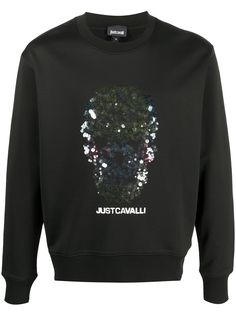 Just Cavalli толстовка с декором Skull