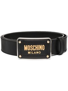 Moschino ремень с пряжкой-логотипом