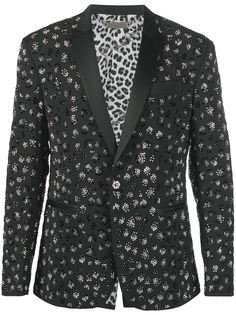 Philipp Plein однобортный пиджак Jungle