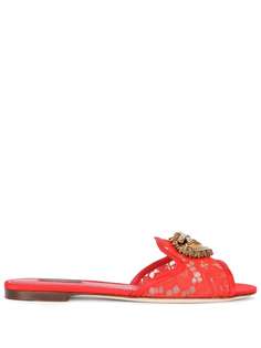 Dolce & Gabbana декорированные сандалии