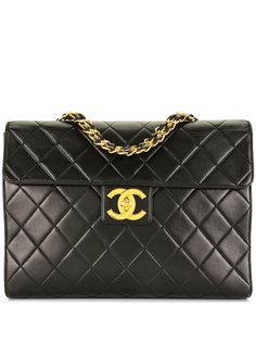 Chanel Pre-Owned стеганый портфель 1995-го года