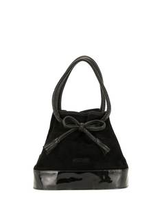 Moschino Pre-Owned сумка-ведро с бантом