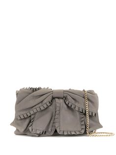 Valentino Pre-Owned сумка на плечо с оборками и бантом