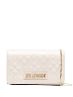 Love Moschino стеганая сумка на плечо с логотипом