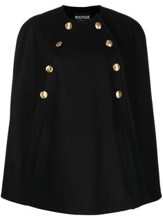 Boutique Moschino двубортный кейп