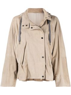 Brunello Cucinelli куртка со смещенной застежкой