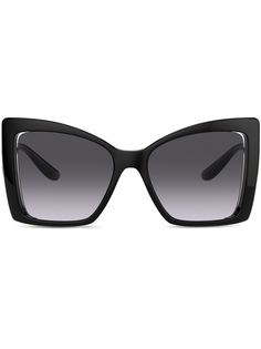 Dolce & Gabbana Eyewear солнцезащитные очки в квадратной оправе с логотипом