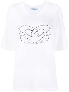 Blumarine футболка с кристаллами