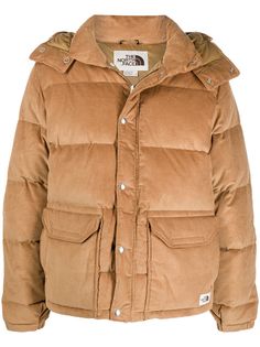 The North Face вельветовый пуховик