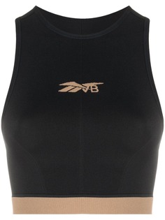 Reebok x Victoria Beckham бесшовный укороченный топ с логотипом