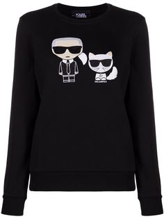 Karl Lagerfeld толстовка с графичным принтом