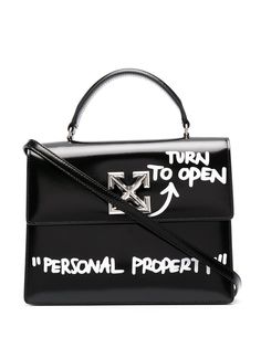 Off-White сумка 1.4 Jitney с надписью