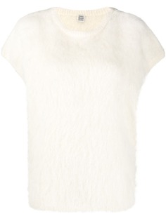 Totême фактурный свитер с рукавами кап