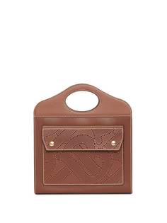 Burberry мини-сумка Pocket с монограммой